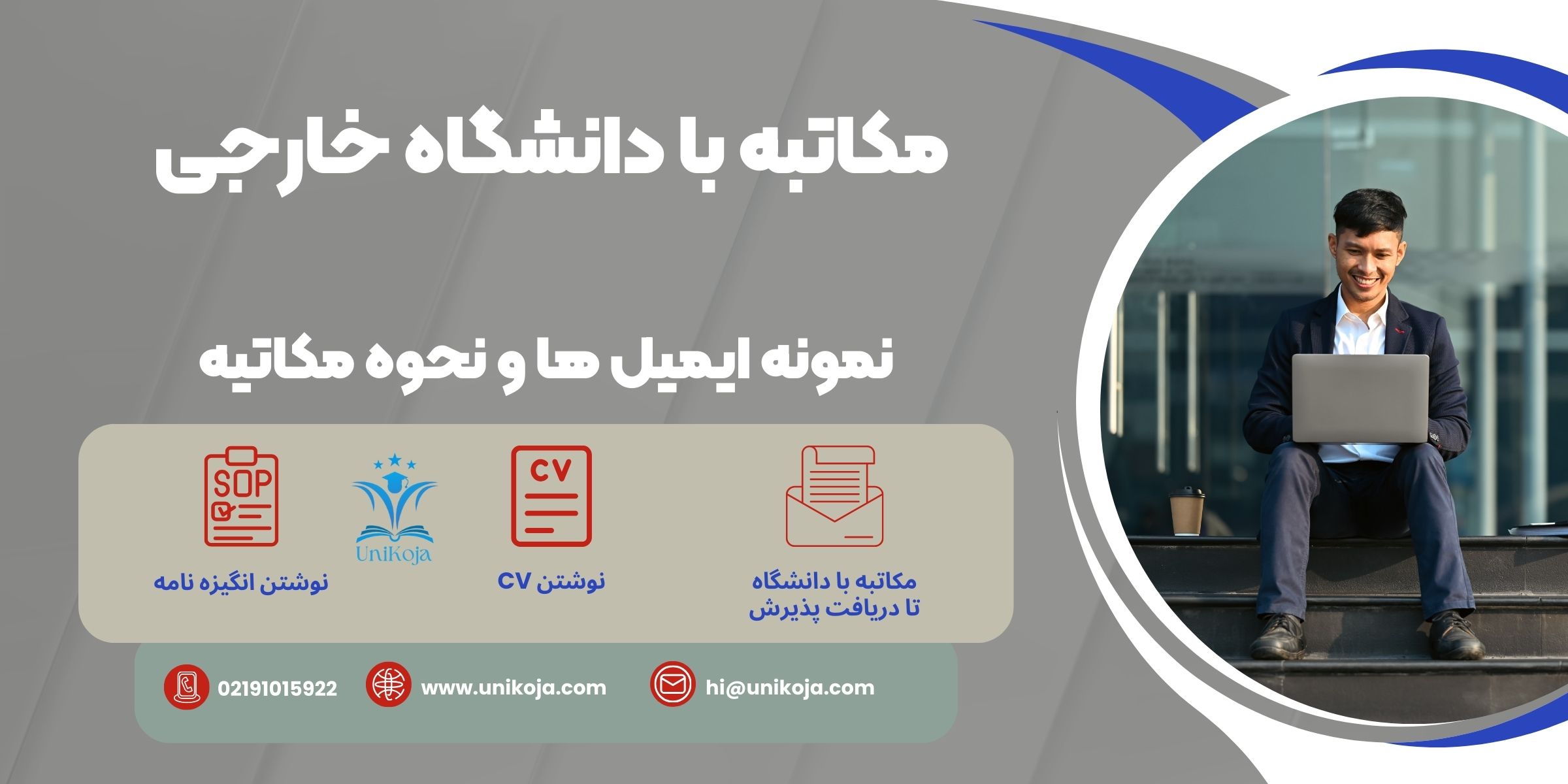 مکاتبه با دانشگاه خارجی مکاتبه با دانشگاه خارجی